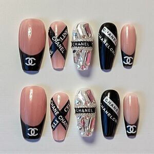 Custom Handmade Reusable Designer Press On Nails